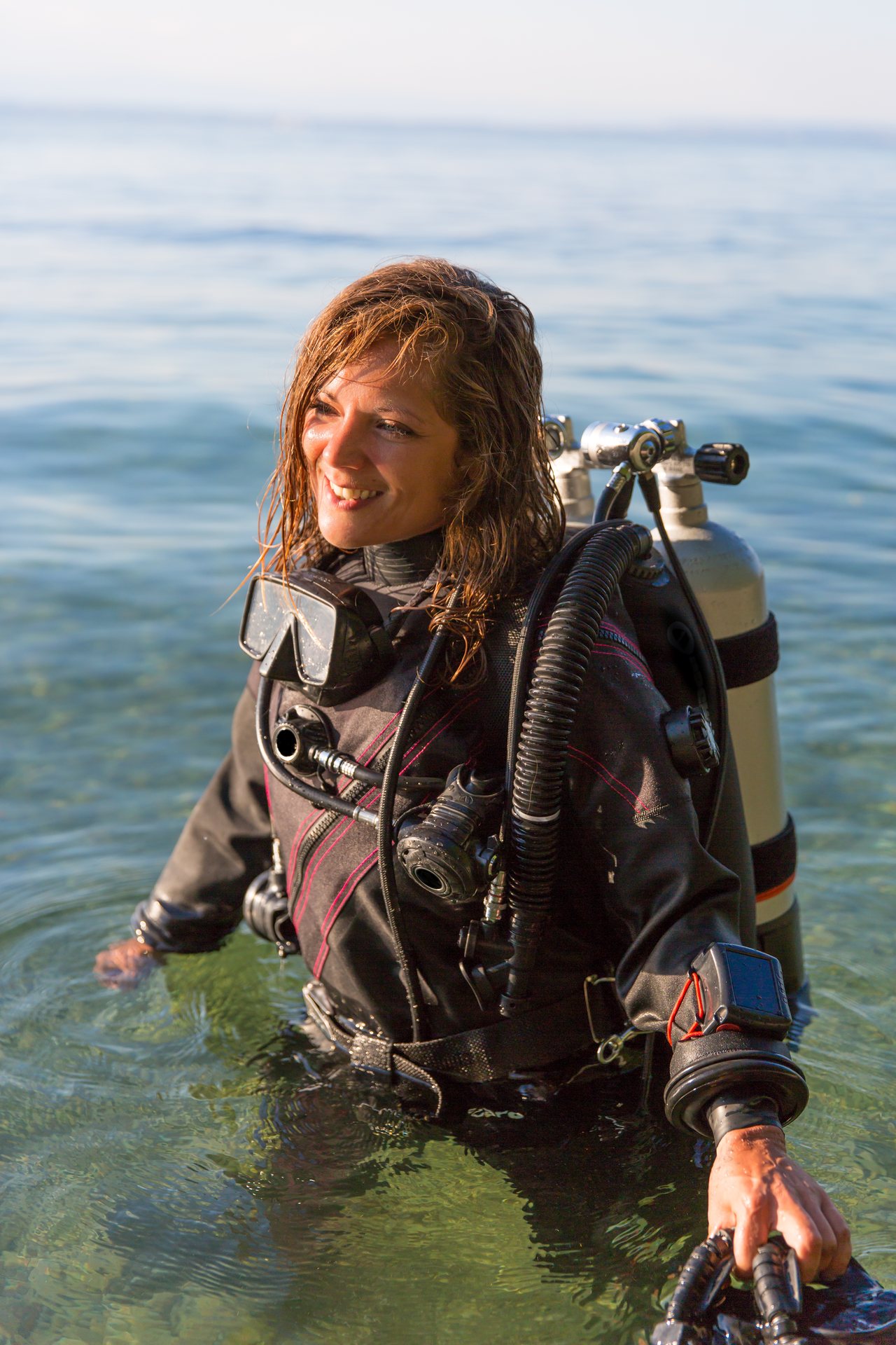 NovoScuba instructor enjoying a day of diving